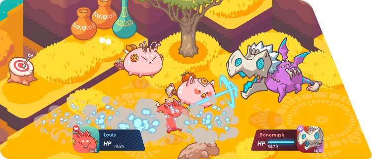 Axie Infinity battle