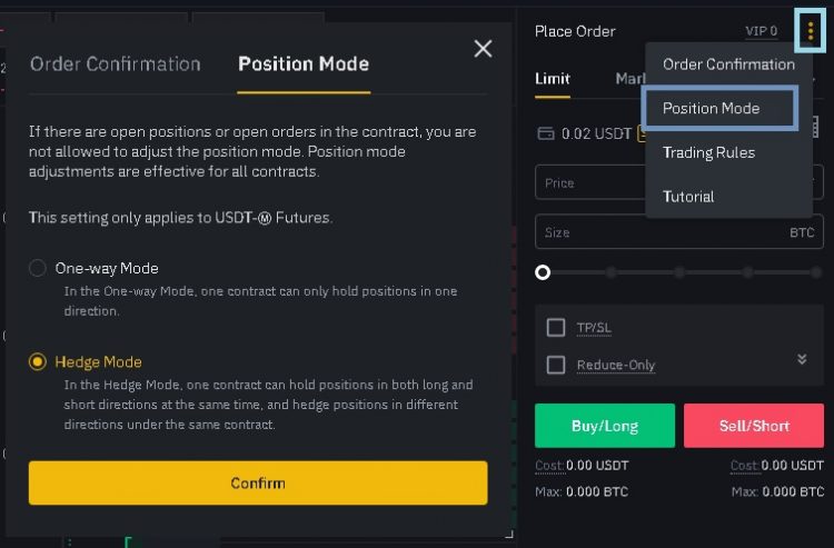 binance futures minimum