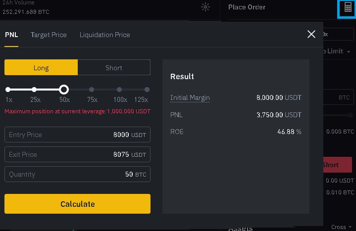 binance trading fees calculator