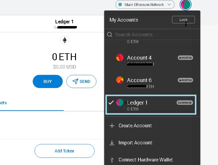 ledger metamask mobile