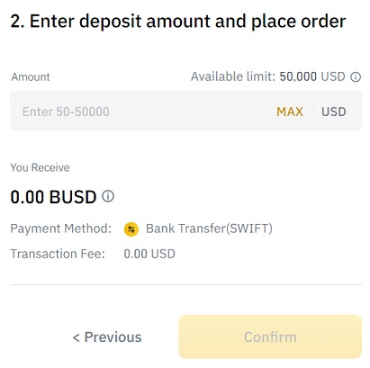 binance minimum buy