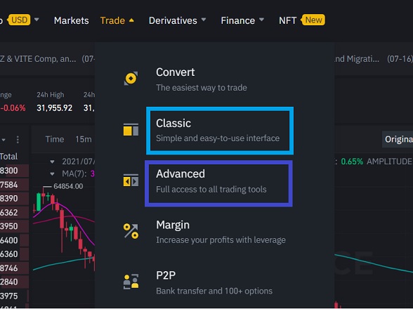 binance how to cash out