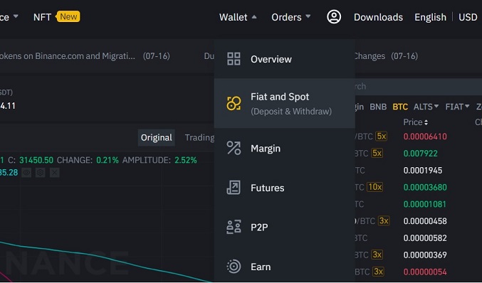 how to cash out from binance