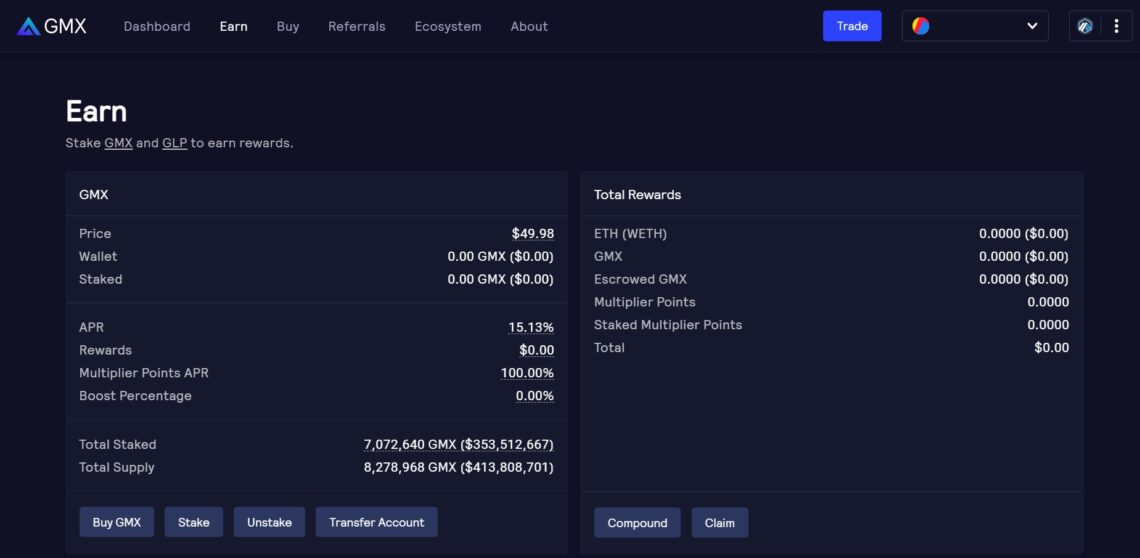 GMX Exchange Review How to Use GMX & GMX Fees Dappgrid