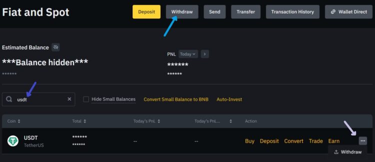 binance usdt deposit limit per day